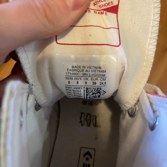 Converse Chuck Taylor, pink and yellow, Size 8W or 6M - Picture 3 of 11